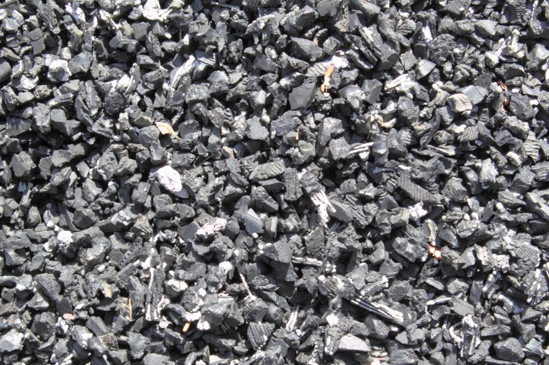 Black Mulch Installation