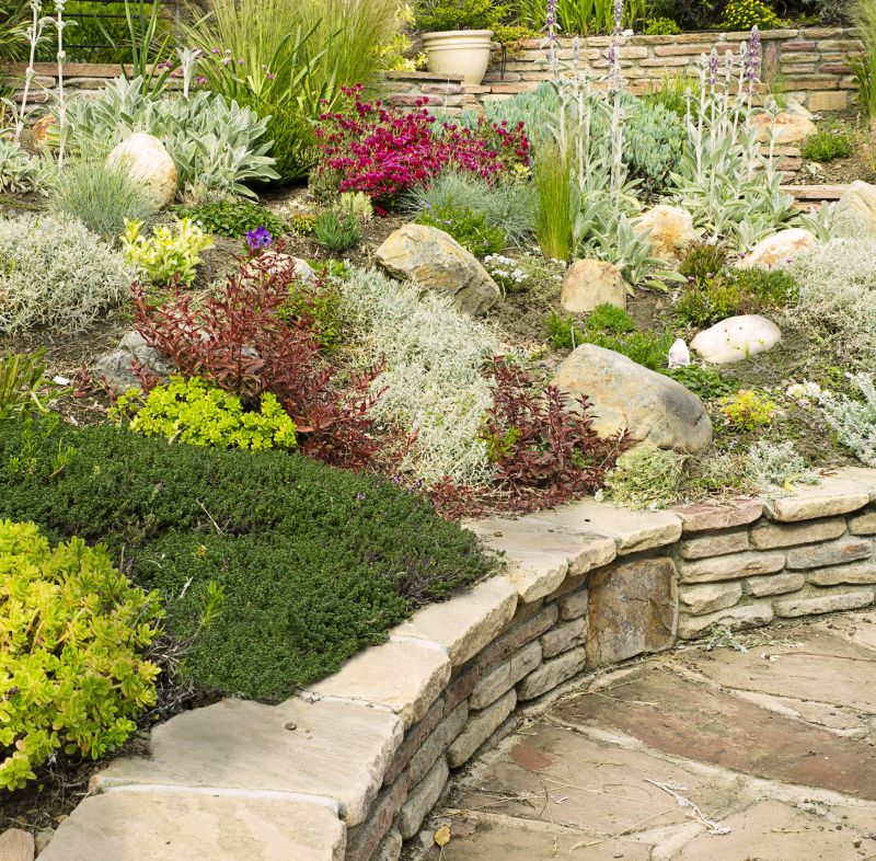 Decorative Rock Installation