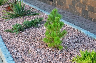 Decorative Rock Installation
