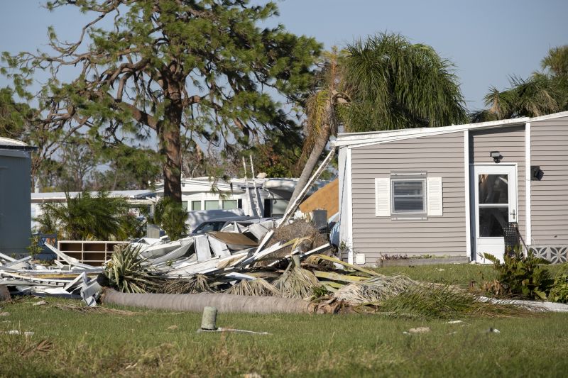Damaged Yard Repair detail