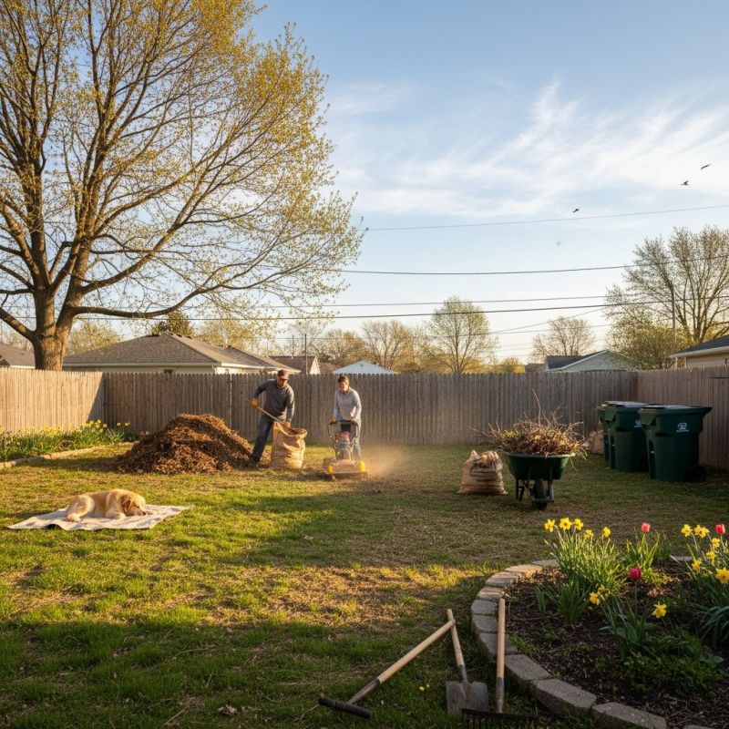 Yard Landscaping Service detail