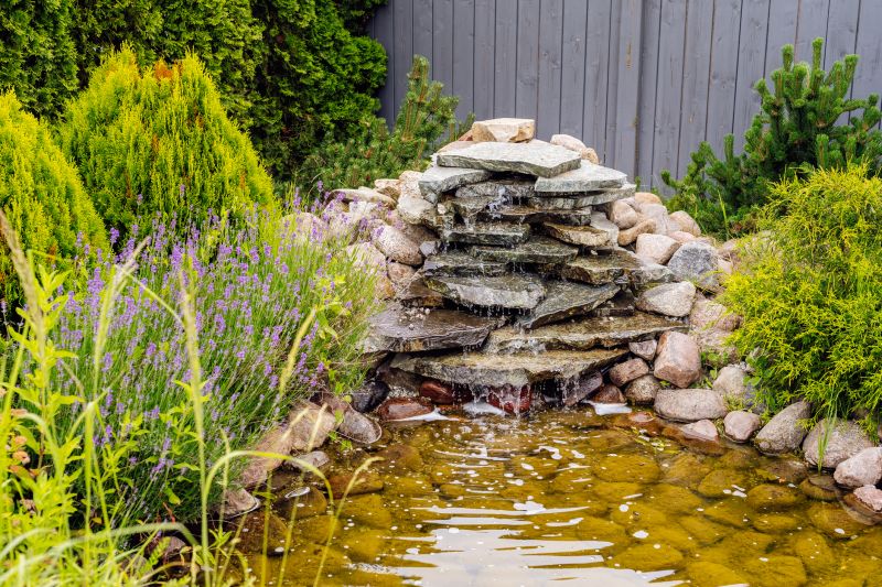 Garden Fountain Installation