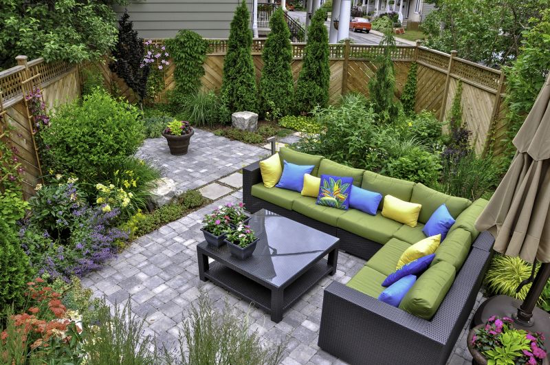 Patio with Built-in Seating