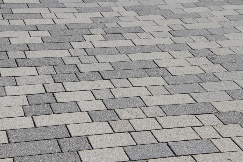 Multi-Row Paver Arrangement