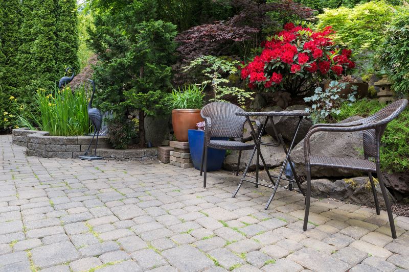 Outdoor Living Space Featuring Pavers