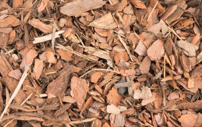 Pine Mulch Spreading