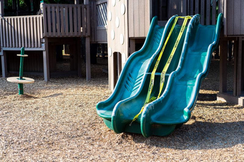 Playground Mulch Installation