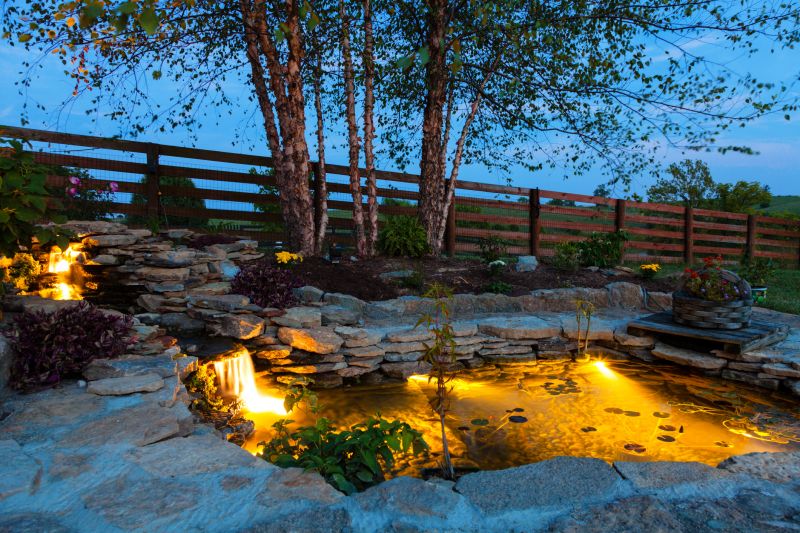 Pond Waterfall Construction
