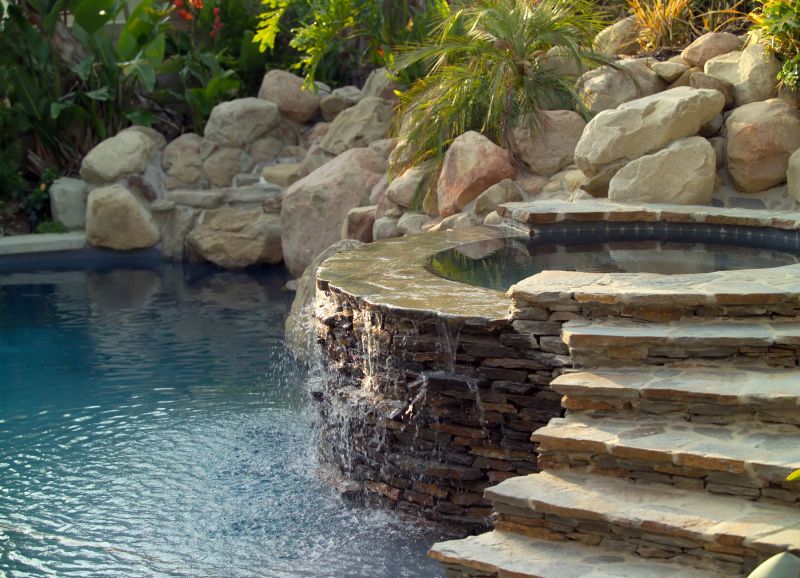 Rock Waterfall Installation