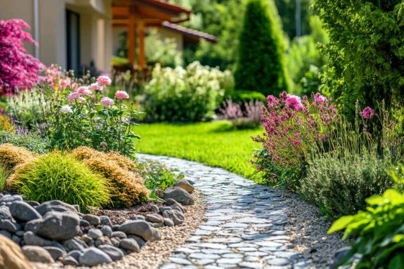 Stone Garden Installation