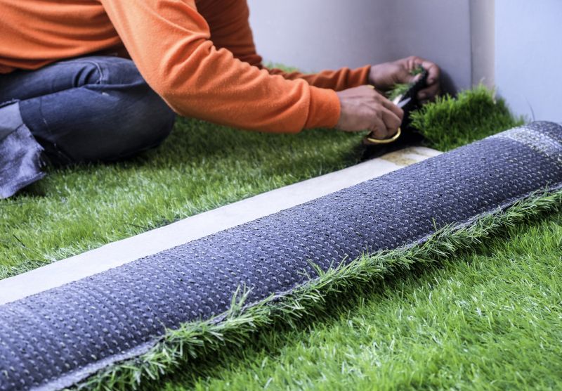 Synthetic Mulch Installation