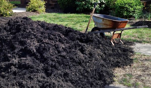 Black Mulch Delivery in Dubuque