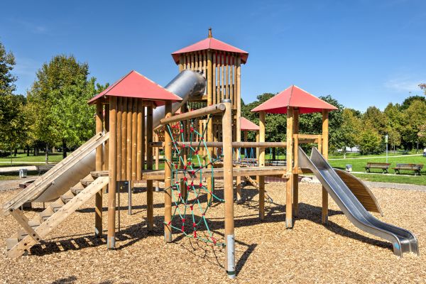 Playground Mulching Service in Dubuque