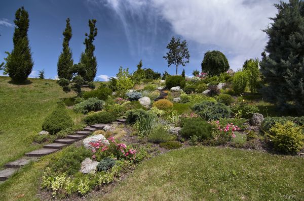Steep Terrain Landscaping in Dubuque