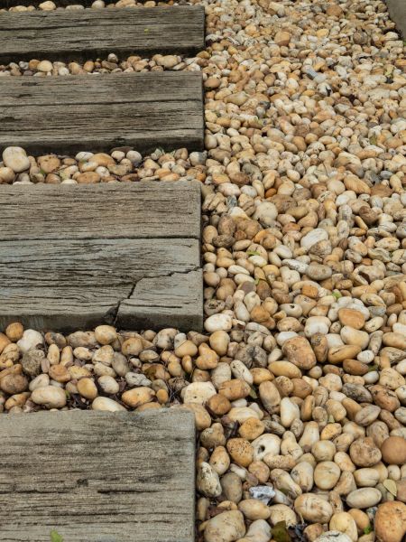 Pea Rock Installation in Dubuque